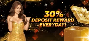 30 deposit bonus